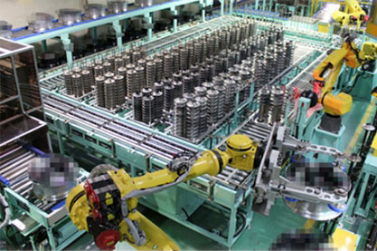 産業用ロボットを導入した生産設備設計開始